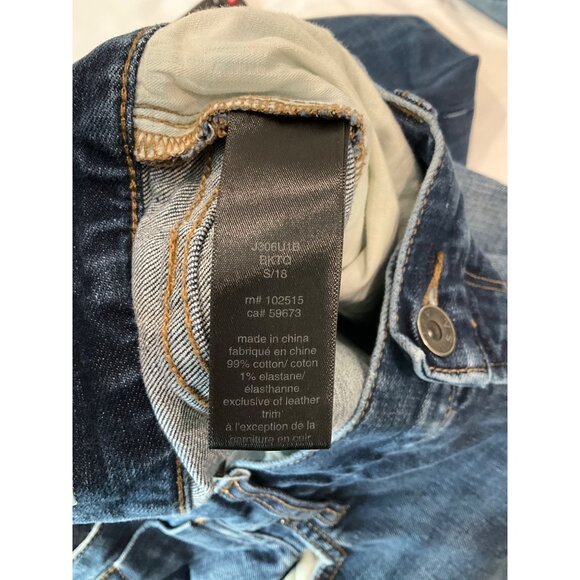 John Varvatos USA Mens Distressed Straight-Leg Jeans size 36 - Picture 5 of 7